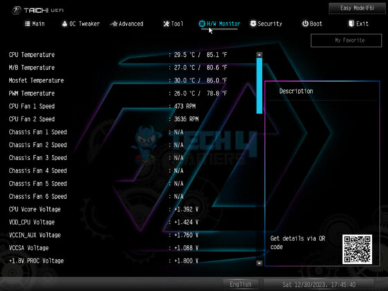 ASRock Z790 Taichi Lite - BIOS