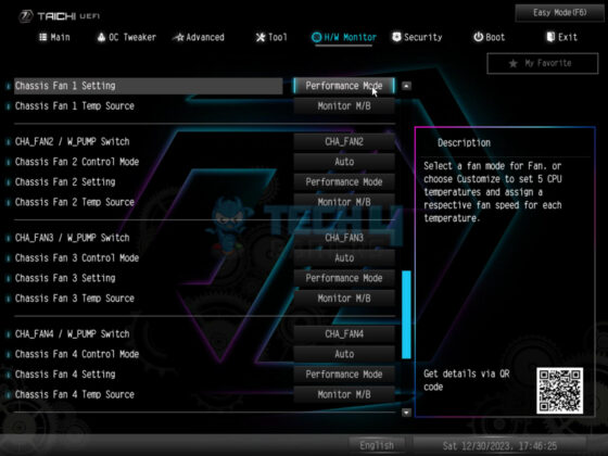 ASRock Z790 Taichi Lite - BIOS