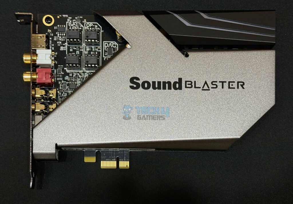 Creative Sound Blaster AE-9 - Sleek Design (Image By Tech4Gamers)