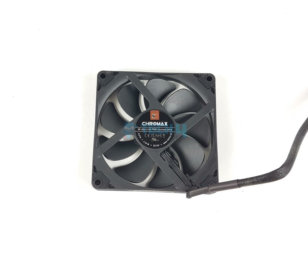 Noctua - NH-L9x65 chromax.black - Fan Rear View