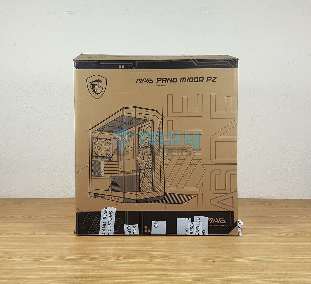 MSI MAG PANO M100R PZ White - Packing Box