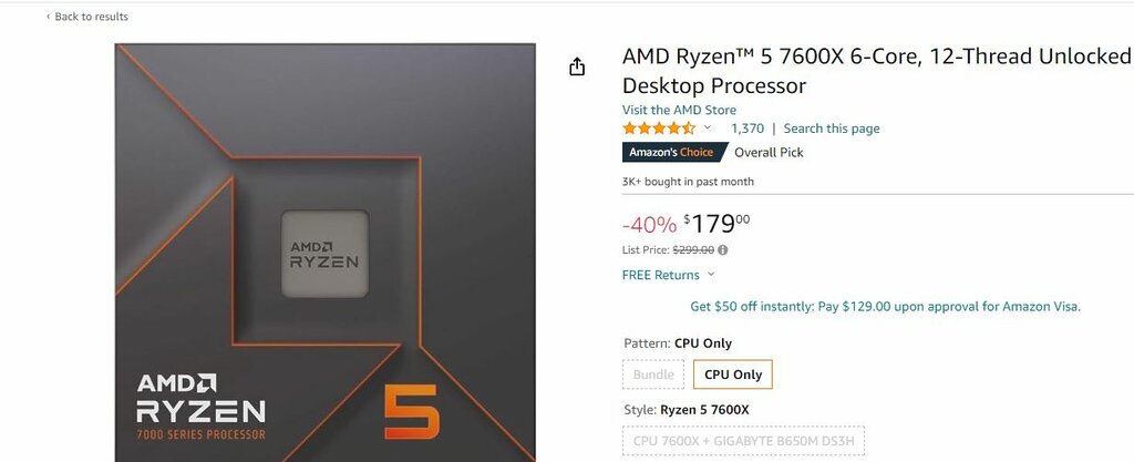 Ryzen 5 7600X