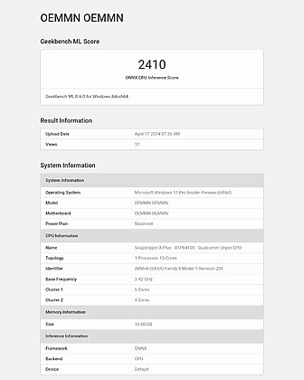 Qualcomm Snapdragon X Plus