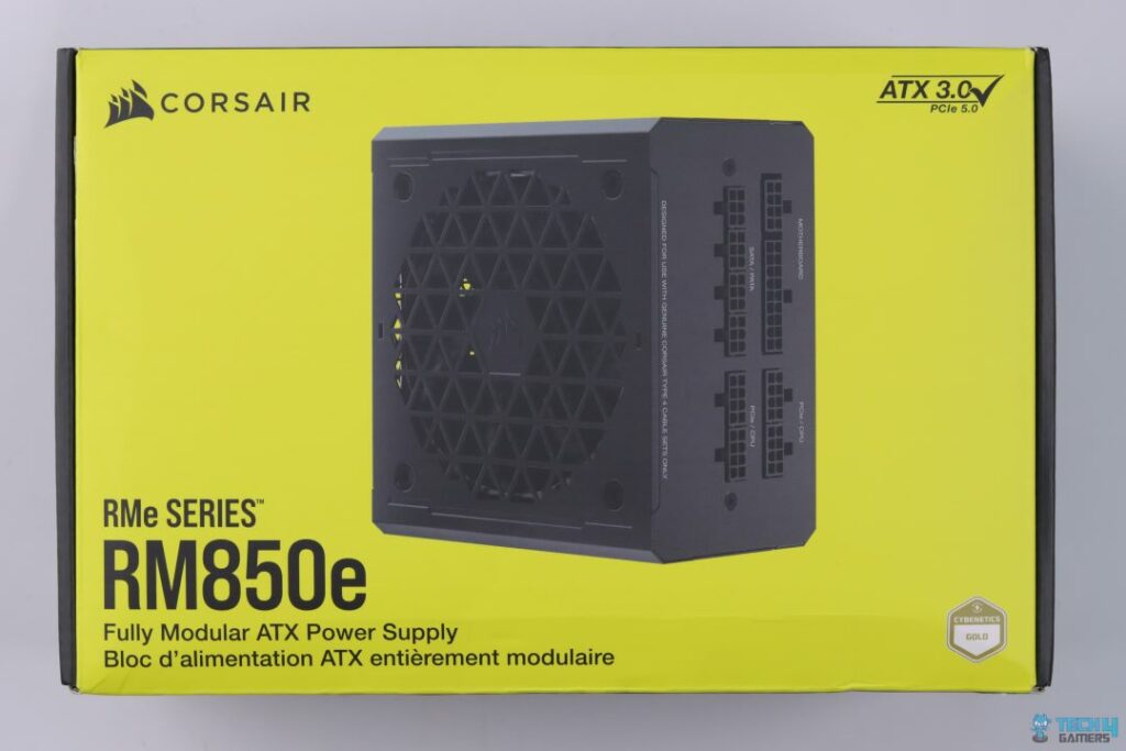 Corsair RM850e Box Front