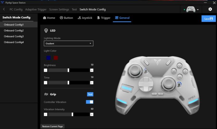 Switch Mode Config General (Image By Tech4Gamers)