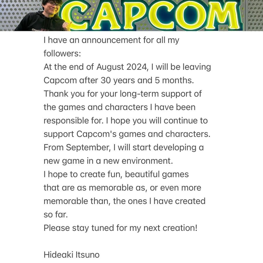 Leaving Capcom