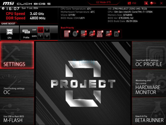 Enabling XMP from Z790 PZ BIOS (Image credit: Tech4Gamers)