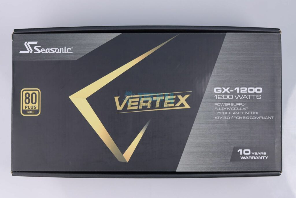 Seasonic Vertex GX-1200 Gold Box Top