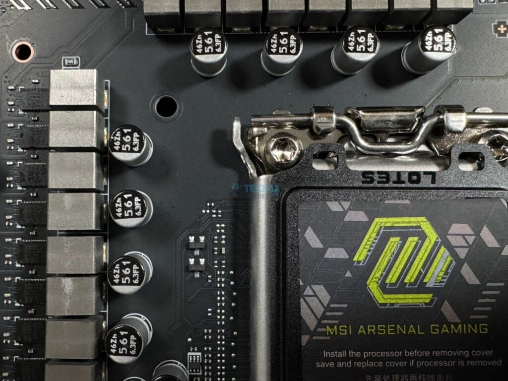 MSI MAG Z890 Tomahawk WiFi VRM structure