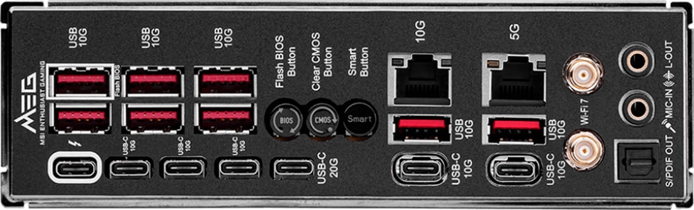 MSI MEG Z890 GODLIKE Connectivity