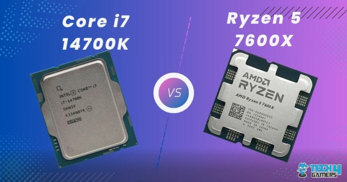 Core i7 14700K Vs Ryzen 5 7600X