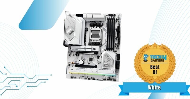 Best White Motherboard For Ryzen 7 9800X3D - ASRock X870 Steel Legend WiFi 7